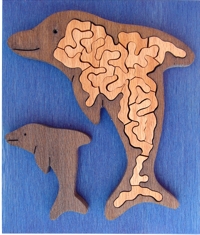 Delfin - Unnerstall Holz-Puzzle