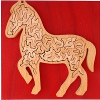 Pferd - Unnerstall Holz-Puzzle